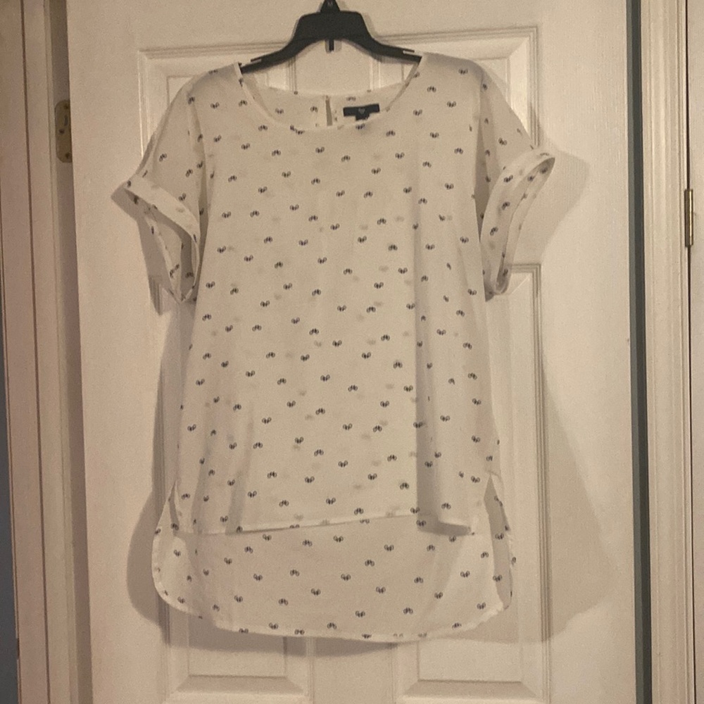 Gap Bicycle Print Blouse